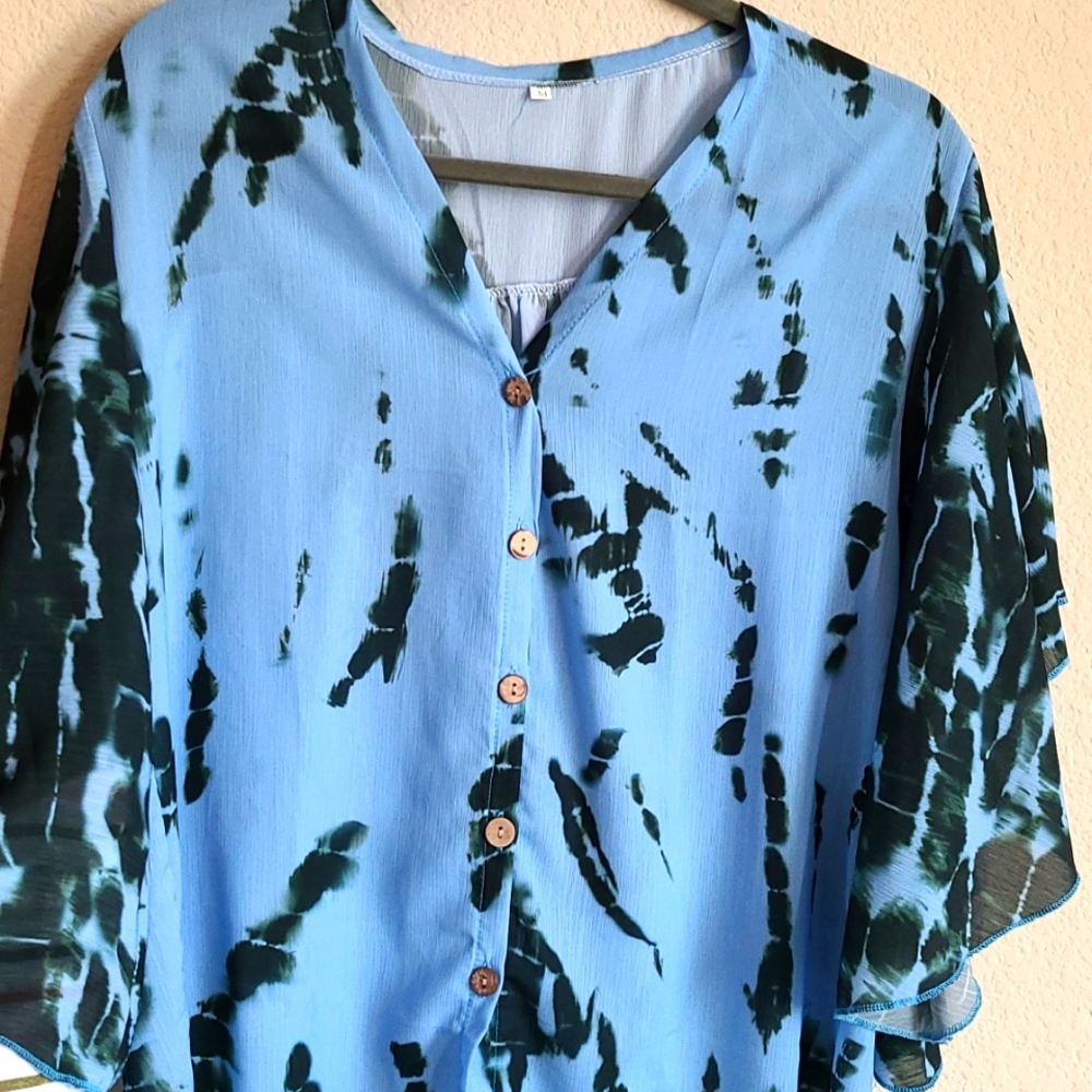 Tie-dye blouse